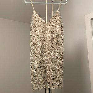 Zara lace mini dress